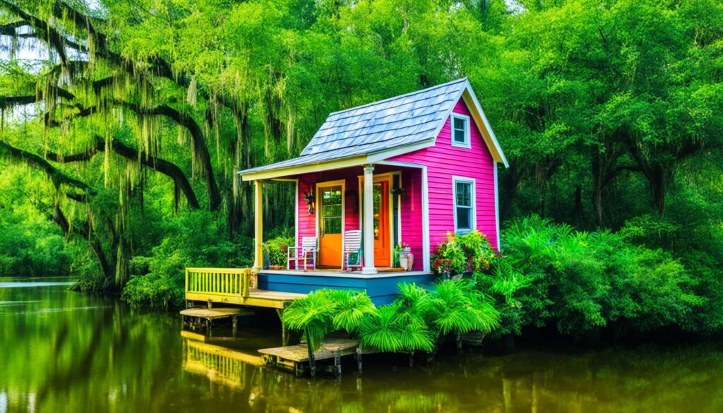 best locations for tiny houses in Louisiana