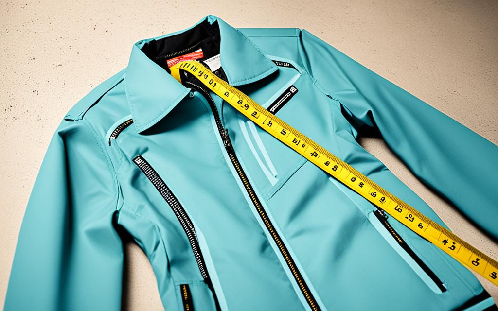 how to measure a jacket for ebay